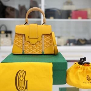GOYARD SAIGON MINI STRUCTURED HANDBAG